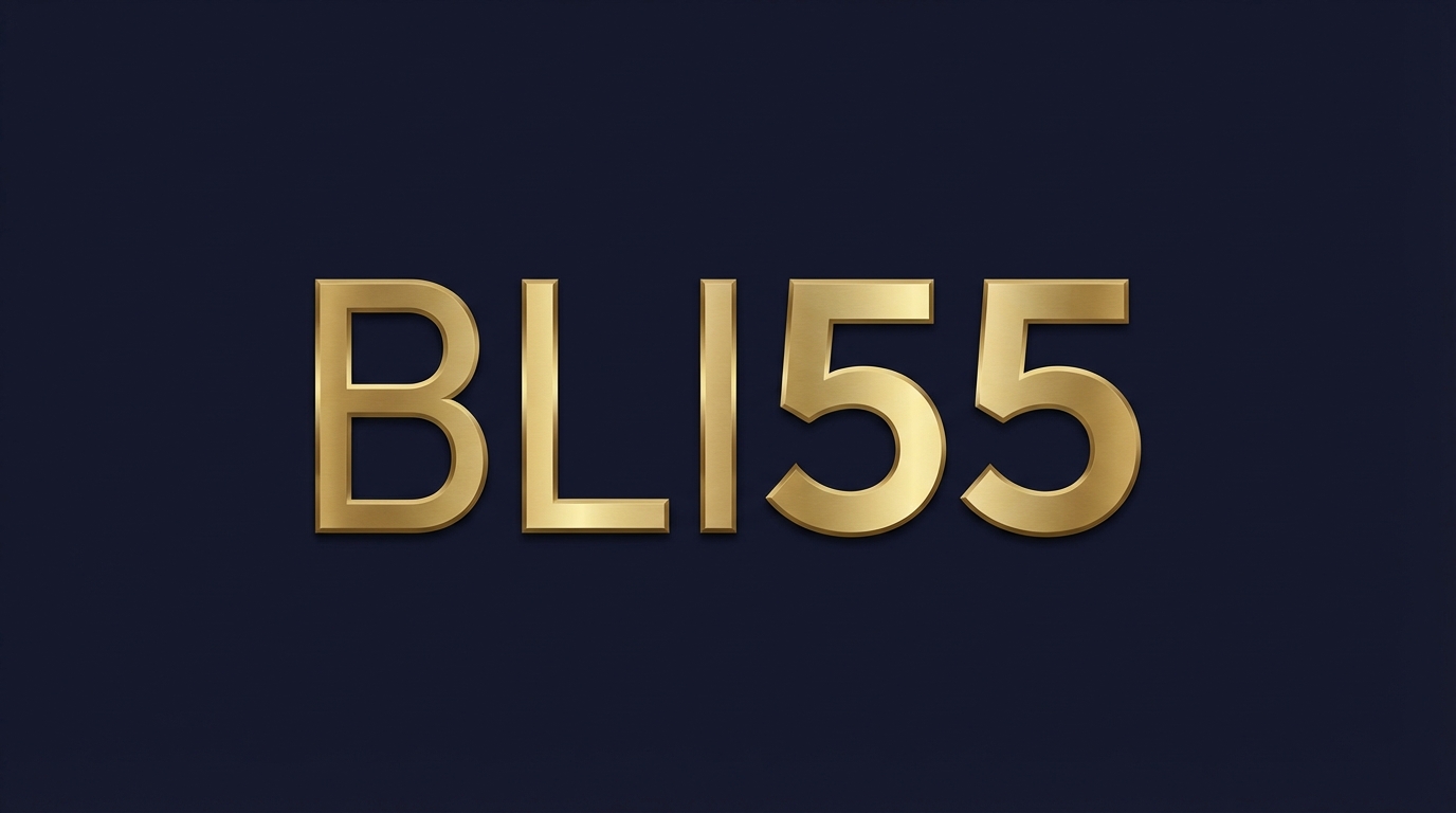 BLI55 Wordmark Gold on Dark
