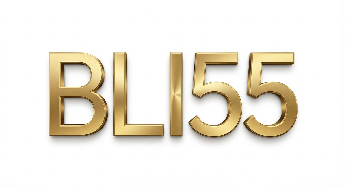 BLI55 Wordmark Gold on White