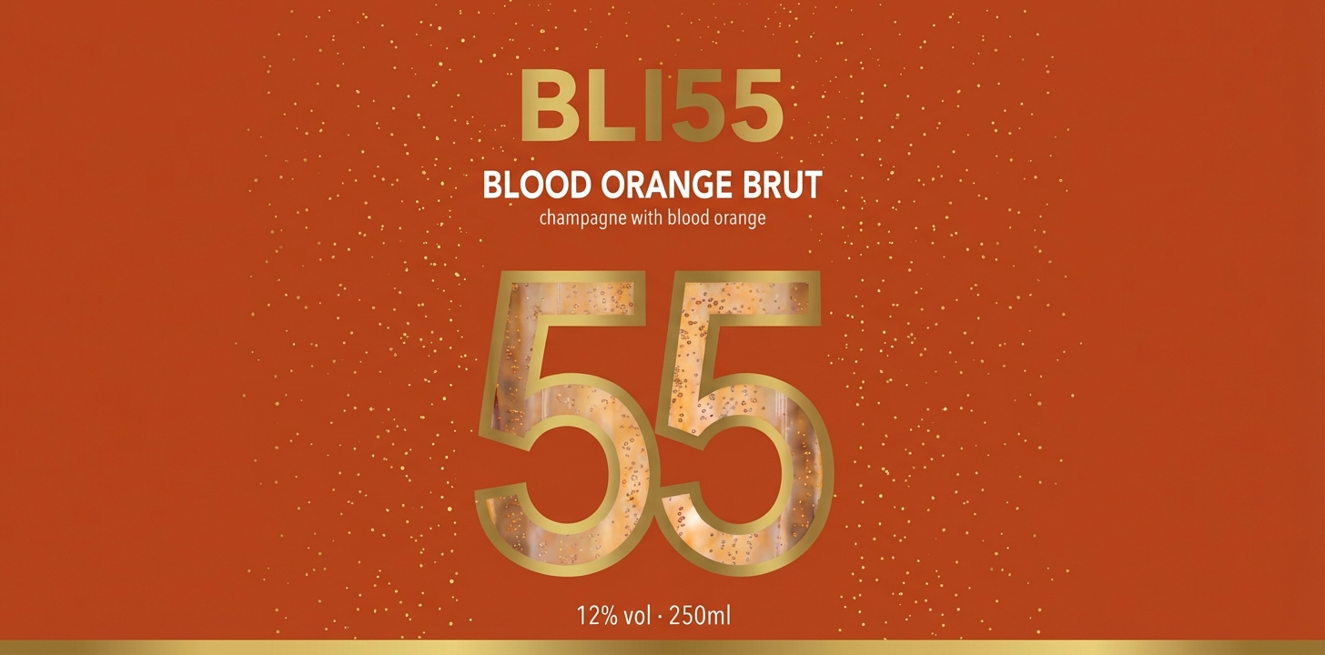 Blood Orange Brut Label